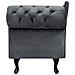 Chaise Longue Destra In Velluto Grigio Nimes - Foto miniatura 16