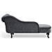 Chaise Longue Destra In Velluto Grigio Nimes - Foto miniatura 14