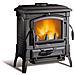 Stufa a Legna Isetta Evo 4.0 Potenza Termica Nominale 7,3 kW 209 m3 Riscaldabili Colore Nero - Foto miniatura 1