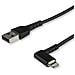 . com Cavo Usb Angolare A Lightning - Conforme Apple Mfi Da 2m Nero - Foto miniatura 2