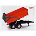 BRD02211 Rimorchio Rosso Ribaltabile - Foto miniatura 1