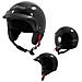 Casco Demi Jet Scooter Moto Omologato Ece 22 05 Frontino Sonicmoto Nero S - Foto miniatura 1