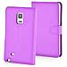 Custodia Compatibile Con Samsung Galaxy Note Edge In Violetta Ametista - Coperchio Protettiva Con Chiusura Magnetica, Funzione Stand E Tasca Per Le Carte - Foto miniatura 4