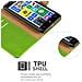 Custodia Compatibile Con Nokia Lumia 625 In Verde Erbe - Coperchio Protettiva Con Chiusura Magnetica, Funzione Stand E Tasca Per Le Carte - Foto miniatura 2