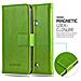 Custodia Compatibile Con Nokia Lumia 625 In Verde Erbe - Coperchio Protettiva Con Chiusura Magnetica, Funzione Stand E Tasca Per Le Carte - Foto miniatura 5