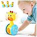 Cartoon Giraffe Tumbler Bambola Roly-poly Giocattoli Del Bambino Sveglio Di Sonagli Anello Della Bell Neonati 3-12 Mese Di Anticipo Giocattolo Educativo Per Il Bambino Ragazzi E Le Ragazze Di Natale Regali Di Compleanno Stocking Fillers Colorato - Foto miniatura 4