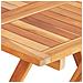 Set Da Bistrot 3 Pz Con Cuscini Blu Reale In Massello Di Teak - Foto miniatura 7