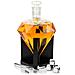 Decanter Per Whisky - Diamante - Set Di Decanter Per Whisky Di Lusso - 0,9 L - Decanter - Set Per Whisky - Incl. 4 Pietre Per Whisky In Acciaio Inossidabile E Beccuccio Per Versare - Foto miniatura 2