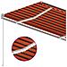Tenda da Sole con LED Sensore Vento 3,5x2,5 m Arancio Marrone - Foto miniatura 5
