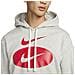 Felpa Da Uomo Con Cappuccio Swoosh League Grigia Taglia L Cod Dm5458-050 - Foto miniatura 3