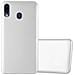 Custodia Compatibile Con Samsung Galaxy M20 In Argento Metallico - Coperchio Protettivo In Silicone Tpu Flessibile - Foto miniatura 1