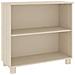 Credenza Marrone Miele 85x35x80 Cm In Legno Massello Di Pino - Foto miniatura 1