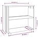 Credenza Marrone Miele 85x35x80 Cm In Legno Massello Di Pino - Foto miniatura 3