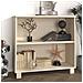 Credenza Marrone Miele 85x35x80 Cm In Legno Massello Di Pino - Foto miniatura 7