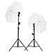 Kit Per Studio Fotografico Con Set Di Luci E Fondale - Foto miniatura 2