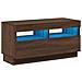 Mobile Porta TV con Luci LED Rovere Marrone 80x35x40 cm - Foto miniatura 1