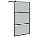 Parete Doccia Walk In 115x195 Cm In Vetro Scuro Esg Nero - Foto miniatura 2