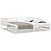 Lettino Estraibile Senza Materasso Bianco 90x190 cm - Foto miniatura 3