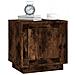 Comodini 2 Pz Rovere Fumo 44x35x45 Cm In Legno Multistrato - Foto miniatura 8