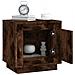 Comodini 2 Pz Rovere Fumo 44x35x45 Cm In Legno Multistrato - Foto miniatura 10