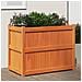 Fioriera Giardino Marrone Cera 90x50x70 Cm Legno Massello Pino - Foto miniatura 1