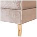 Letto Matrimoniale Completo Beige 180 X 200 Cm Marquise - Foto miniatura 6