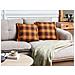 Set Di 2 Cuscini Barja 45 X 45 Cm Arancione Trama A Scacchi - Foto miniatura 1