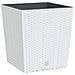 Fioriera Con Interno Rimovibile Bianca 21 / 32 L Pp Rattan - Foto miniatura 2