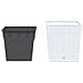Fioriera Con Interno Rimovibile Bianca 21 / 32 L Pp Rattan - Foto miniatura 3