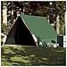 Tenda Da Campeggio Telaio Ad A Per 2 Persone Verde Impermeabile - Foto miniatura 9