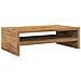 Supporto Monitor Rovere Artigianale 42x24x13 Cm Multistrato - Foto miniatura 2