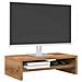 Supporto Monitor Rovere Artigianale 42x24x13 Cm Multistrato - Foto miniatura 4