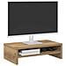 Supporto Monitor Rovere Artigianale 42x24x13 Cm Multistrato - Foto miniatura 10