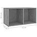 Mobili Tv 4 Pz Grigio Cemento 72x35x36,5cm In Legno Multistrato - Foto miniatura 7