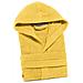 Accappatoio Con Cappuccio Spugnissima Minorca In Cotone Colore Giallo Misura M - Foto miniatura 1