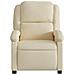 Poltrona Elettrica Reclinabile Crema in Tessuto - Foto miniatura 9