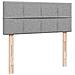 Pouf Letto con Materasso Grigio Chiaro 120x190 cm in Tessuto - Foto miniatura 9