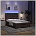 Struttura Letto Pouf con Materasso 140x200 cm in Tessuto - Foto miniatura 3