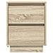 Comodini con Luci a LED 2 pz Rovere Sonoma 38x34x50 cm - Foto miniatura 9