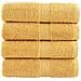 Asciugamani Premium SOLUND 4 pezzi Oro 30x30cm 600gsm - Foto miniatura 1