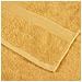 Asciugamani Premium SOLUND 4 pezzi Oro 30x30cm 600gsm - Foto miniatura 5