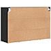 Scarpiera Rovere nero 103 x 30 x 67 cm Legno multistrato - Foto miniatura 7