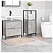 Tappeto da bagno 2 pcs Crema 50 x 50 cm Polipropilene - Foto miniatura 3