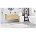 Tappeto da bagno 2 pcs Crema 50 x 50 cm Polipropilene - Foto miniatura 4