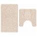 Tappeto da bagno 2 pcs Crema 50 x 50 cm Polipropilene - Foto miniatura 6