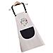 Grembiule Da Cucina Impermeabile In Pvc Bianco Senza Maniche Con Tasca Nera E Design Coniglietto - Foto miniatura 4