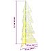 Albero di Natale con 100 LED Bianco caldo 120 cm Acrilico - Foto miniatura 8