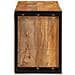 Portabottiglie 100 x 45 x 33 cm Legno di Mango Grezzo Massiccio - Foto miniatura 5