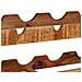 Portabottiglie 100 x 45 x 33 cm Legno di Mango Grezzo Massiccio - Foto miniatura 9