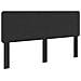 Letto con Contenitore Nero 200 x 200 cm Legno multistrato - Foto miniatura 7